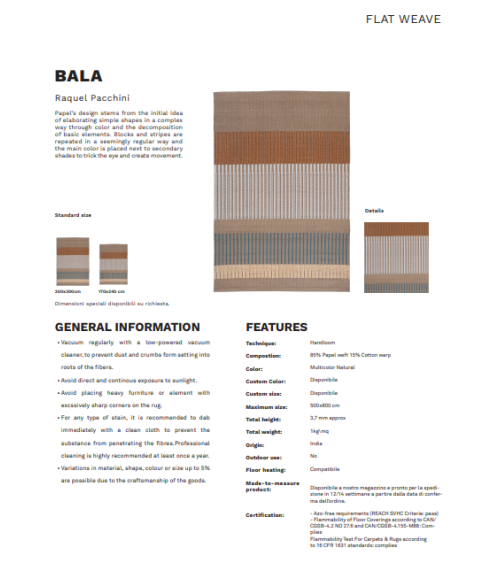 Bala Karpeta | Bhome by Arredi Barbàra