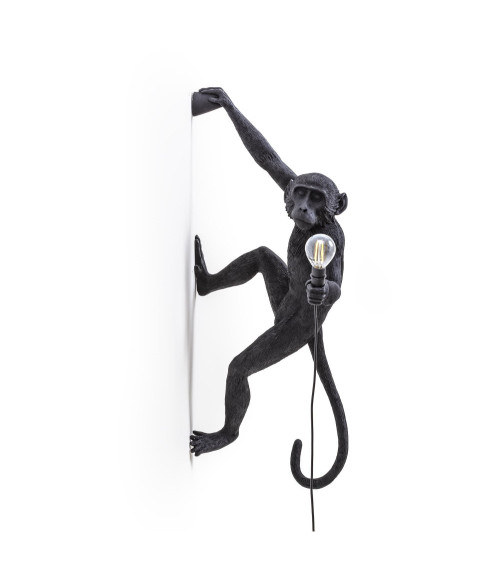 Wandlampe"Monkey Lamp a muro versione destra 02"cm. 36x24 h.65 led –SELETTI | BHOME by Arredi Barbàra