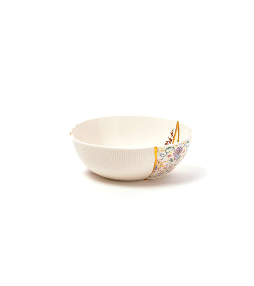 Bol"Kintsugi Zuppiera 01"en porcelaine –SELETTI | BHOME by Arredi Barbàra