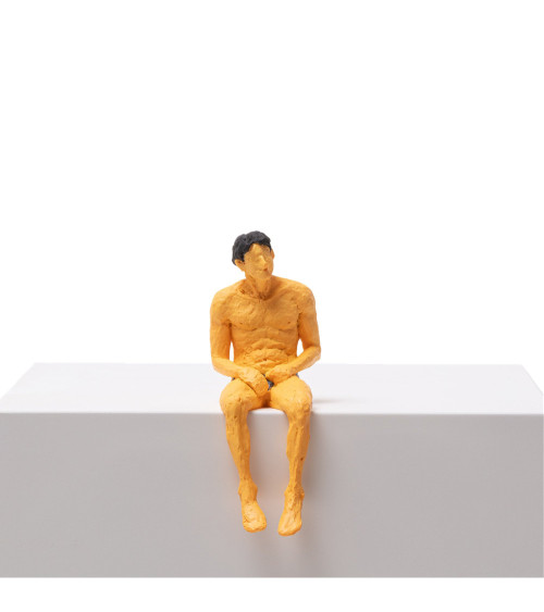 Decorative sculpture"Love Is A Verb Alberto"cm. 7x12 h.19 –SELETTI | BHOME by Arredi Barbàra