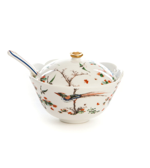Bol"Zuccheriera Hybrid Maurilia"en porcelaine d'os de porcelaine –SELETTI | BHOME by Arredi Barbàra