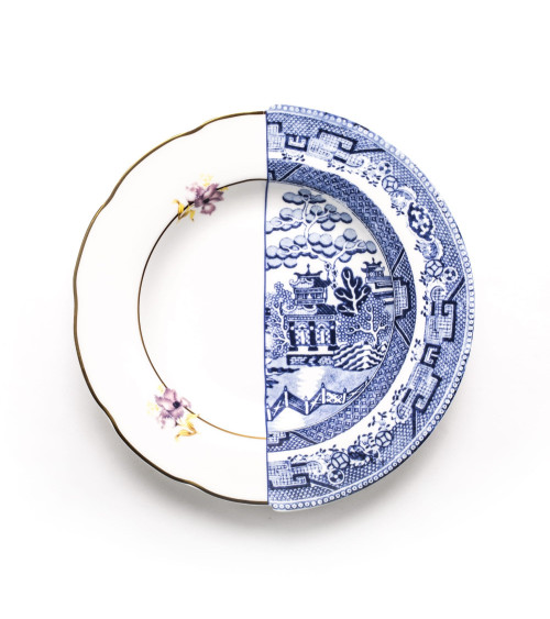 Plaque de base"Hybrid Fillide"en porcelaine d'os de porcelaine –SELETTI | BHOME by Arredi Barbàra