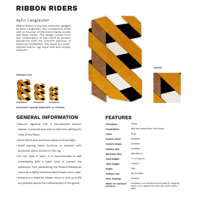 Ribbon Riders Karpeta | Bhome by Arredi Barbàra