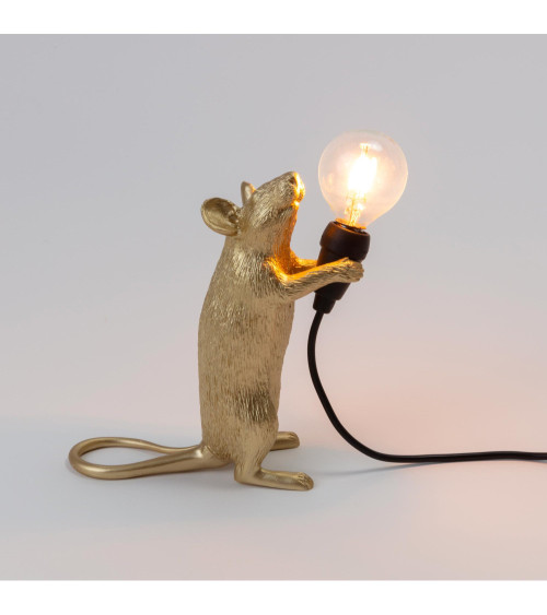 Lampadina "Mouse Lamp Step Gold" | BHOME by Arredi Barbàra