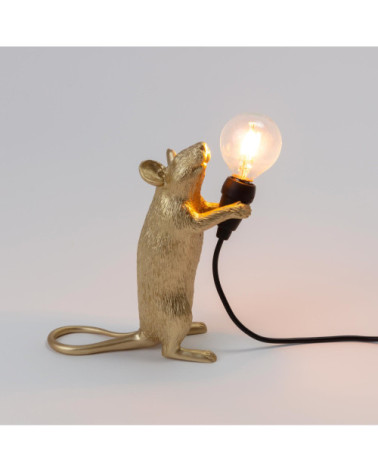 Lampadina "Mouse Lamp Step Gold" | BHOME by Arredi Barbàra