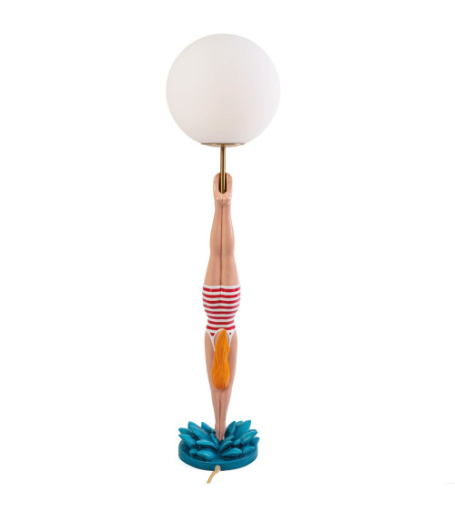 Tischlampe"Diver Lamp Rossa"⌀ cm 19 x h. 94 –SELETTI | BHOME by Arredi Barbàra
