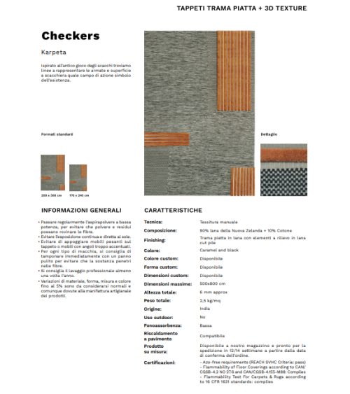 Checkers Karpeta | Bhome by Arredi Barbàra