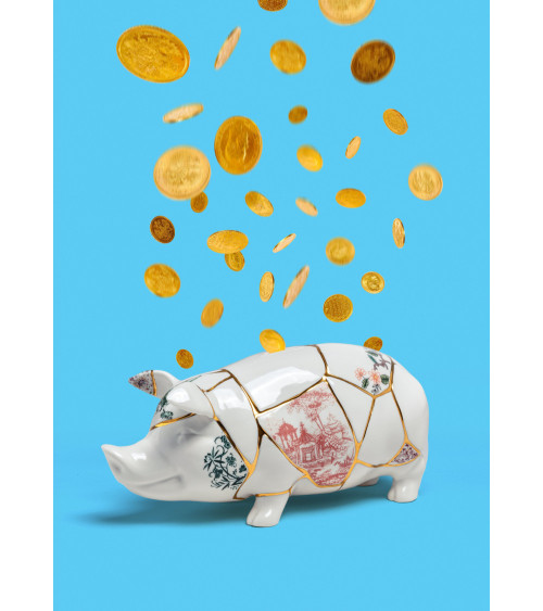 Kintsugi Piggy Bank "Kintsugi Piggy Bank" | BHOME by Arredi Barbàra