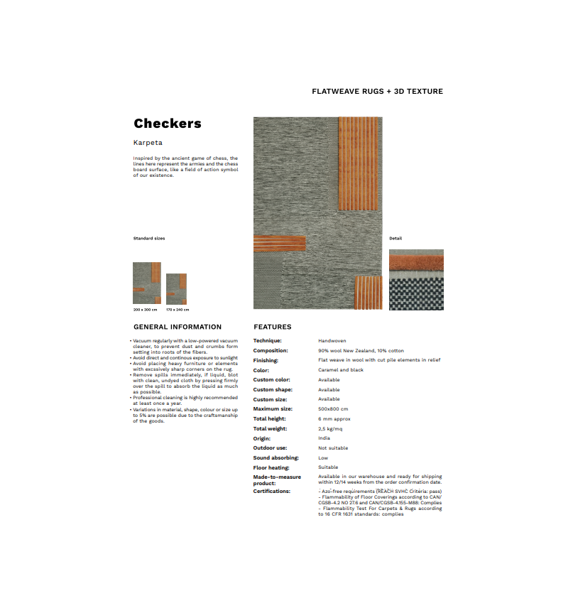 Checkers Karpeta | Bhome by Arredi Barbàra