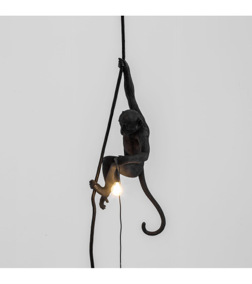 Lampada a sospensione "The Monkey Lamp Nera Ceiling Version" | BHOME by Arredi Barbàra
