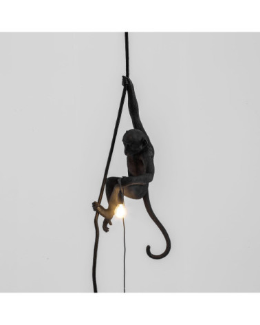Lampada a sospensione "The Monkey Lamp Nera Ceiling Version" | BHOME by Arredi Barbàra