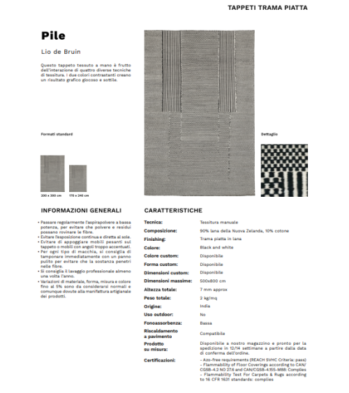 Pile Karpeta | Bhome by Arredi Barbàra