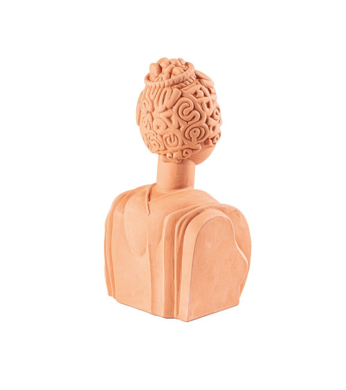 Scultura decorativa "Magna Graecia Busto in Terracotta Poppea" | BHOME by Arredi Barbàra