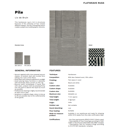 Pile Karpeta | Bhome by Arredi Barbàra