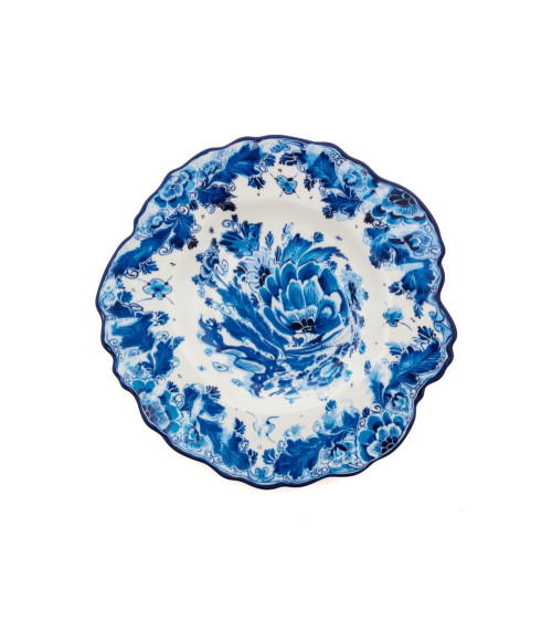 "Classics on Acid - Piatto da Dessert Delf Rose"Cm.21 x 2.4 –SELETTI | BHOME by Arredi Barbàra