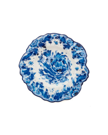 "Classics on Acid - Piatto da Dessert Delf Rose"Cm.21 x 2.4 –SELETTI | BHOME by Arredi Barbàra