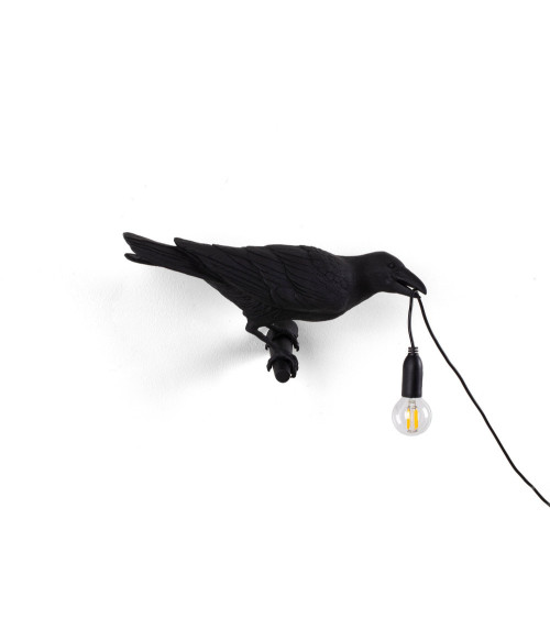 Wandlampe"Bird Lamp White Sguardo a Destra"in Bleiharz:SELETTI | BHOME by Arredi Barbàra
