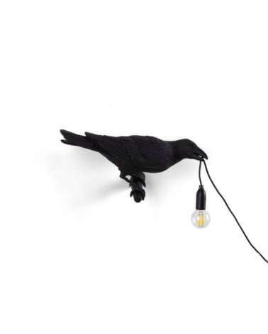 Lampada da parete "Bird Lamp White Sguardo a Destra" | BHOME by Arredi Barbàra