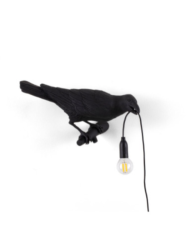 Lampada da parete "Bird Lamp White Sguardo a Destra" | BHOME by Arredi Barbàra