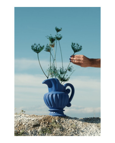 Vaso "in Terracotta Caraffa Blue" | BHOME by Arredi Barbàra
