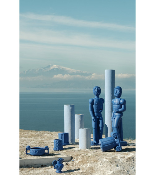 Vaso "in Terracotta Caraffa Blue" | BHOME by Arredi Barbàra