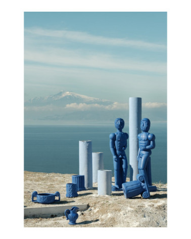 Vaso "in Terracotta Caraffa Blue" | BHOME by Arredi Barbàra