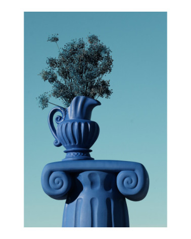 Vaso "in Terracotta Caraffa Blue" | BHOME by Arredi Barbàra