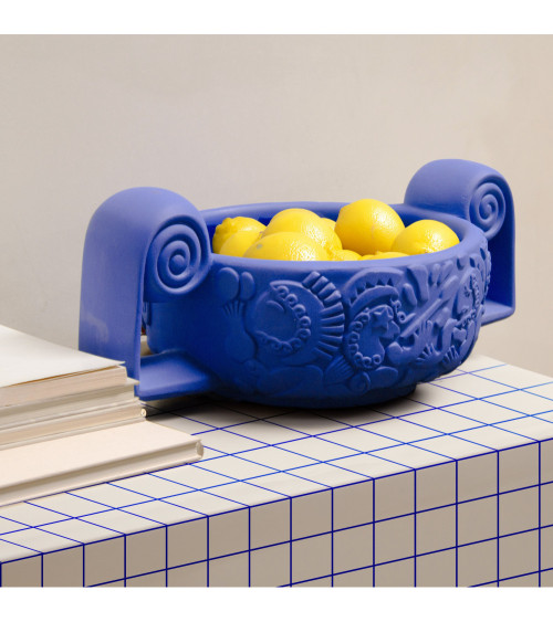 Vaso "in Terracotta Centrotavola Blu" | BHOME by Arredi Barbàra
