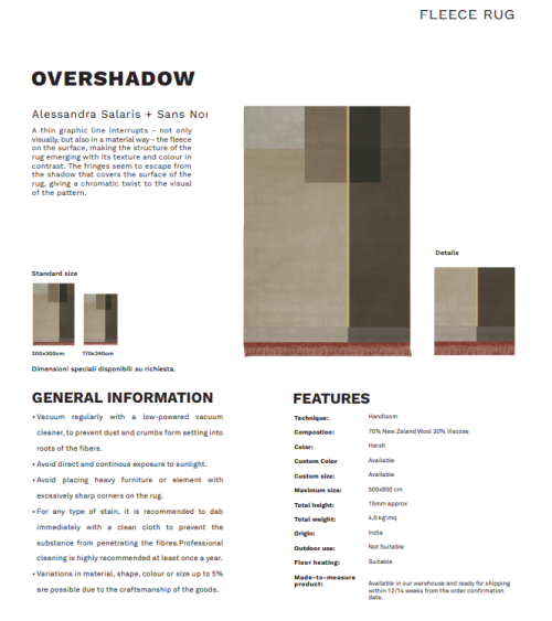 Overshadow – Soft Karpeta | Bhome by Arredi Barbàra