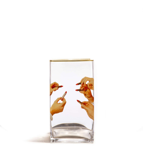Vase"Lipstick Grande"en vidrio –SELETTI | BHOME by Arredi Barbàra