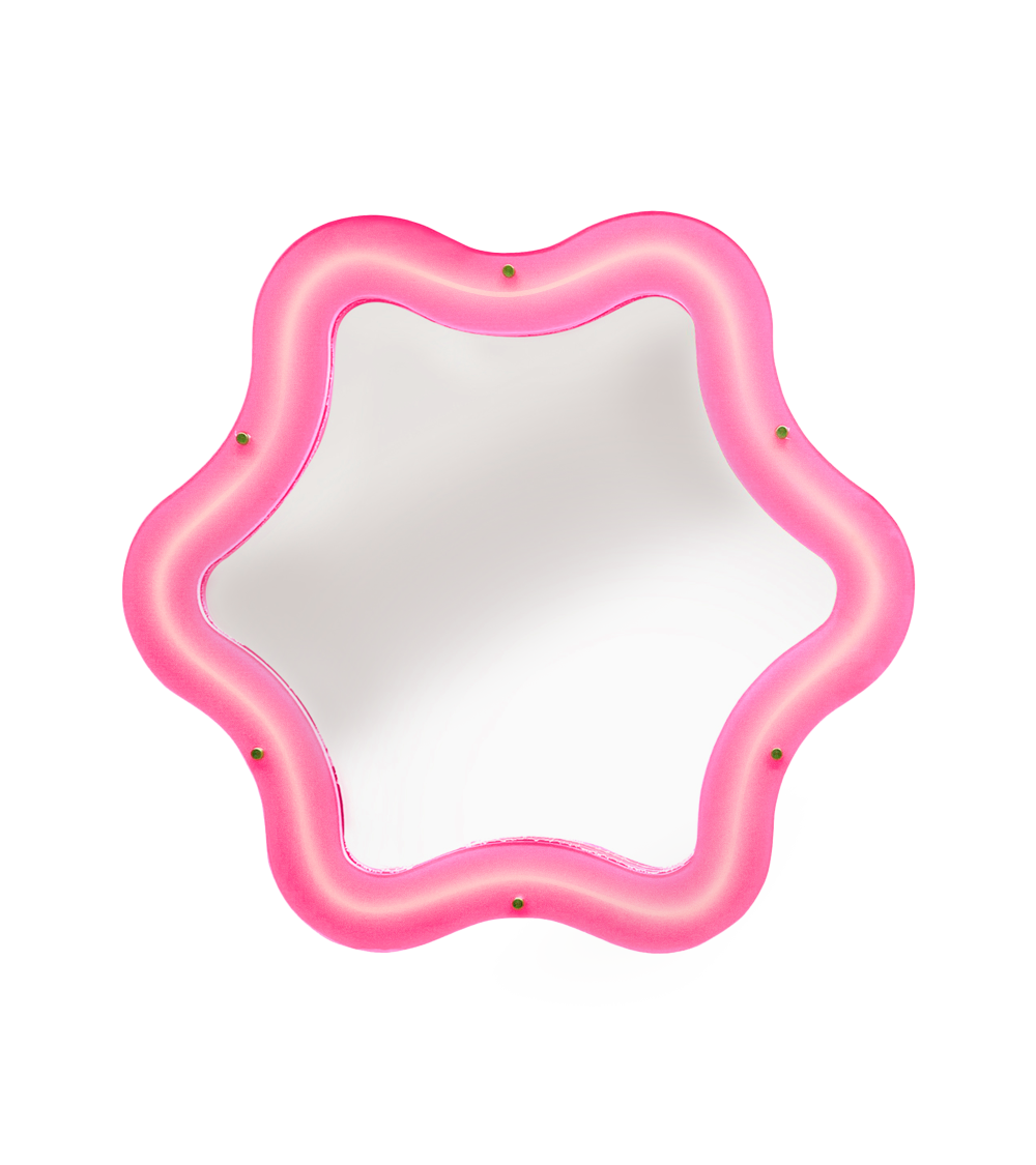 "Supercurve Mirror Tiny Flower" | BHOME by Arredi Barbàra