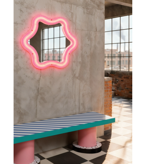 "Supercurve Mirror Tiny Flower" | BHOME by Arredi Barbàra