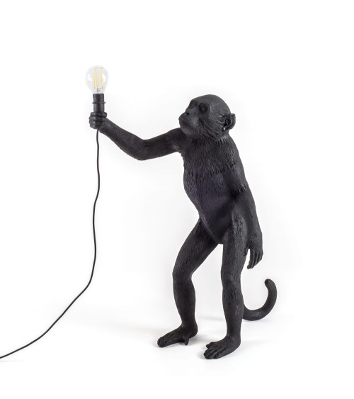 Floor lamp"The Monkey Lamp Nera Standing Version" – SELETTI | BHOME by Arredi Barbàra
