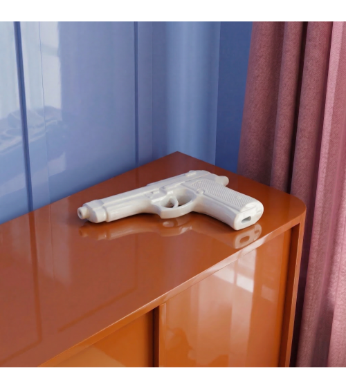 Scultura decorativa "Memorabilia My Gun" | BHOME by Arredi Barbàra