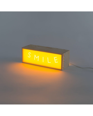 Lampada da tavolo "Lighthink Box Smile / Live / Paradise" | BHOME by Arredi Barbàra