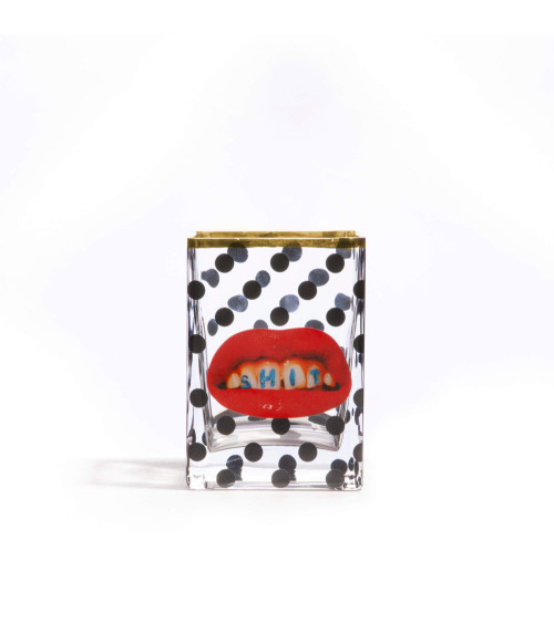 Vase"Shit Pois"en vidrio –SELETTI | BHOME by Arredi Barbàra