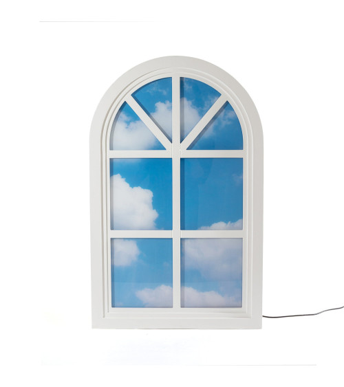 Wandlampe"Grenier Window Lamp"im Holz:SELETTI | BHOME by Arredi Barbàra