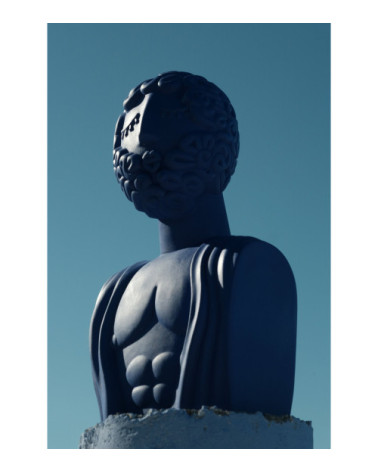 Terracotta Bust Man "Terracotta Bust Man Blu" | BHOME by Arredi Barbàra