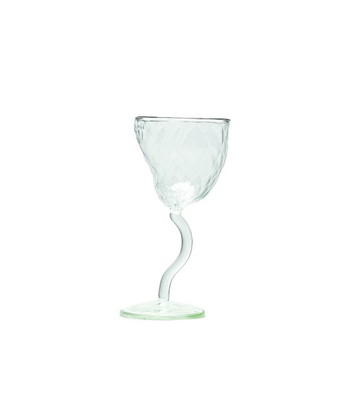"Classics on Acid - Bicchiere da Vino Diamonds"ø cm 8.5 x h.19,5 –SELETTI | BHOME by Arredi Barbàra