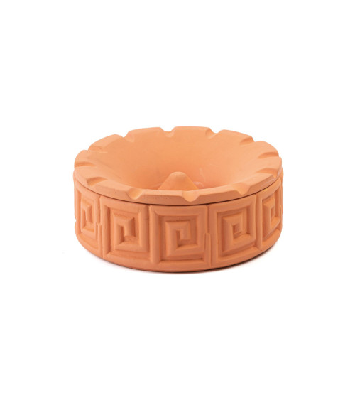 Asche"Magna Graecia Posacenere in Terracotta Greche"⌀ cm. 15 x h. 5,5 –SELETTI | BHOME by Arredi Barbàra