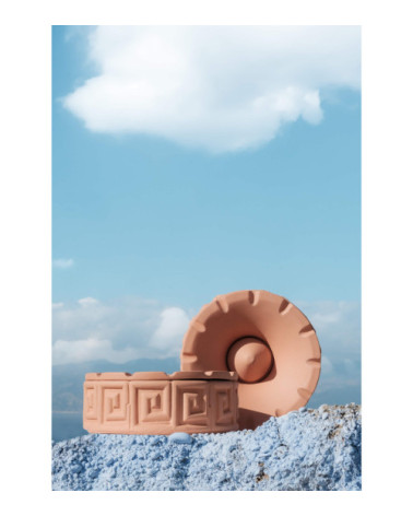 Posacenere "Magna Graecia Posacenere in Terracotta Greche" | BHOME by Arredi Barbàra