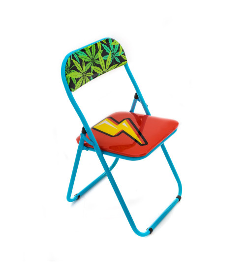 Stuhl"Flash"cm 44 h. 46/79 Falten –SELETTI | BHOME by Arredi Barbàra