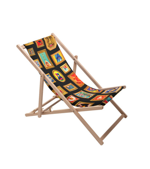 Außenrasur"Sdraio Pieghevole Frames"im Holz:SELETTI | BHOME by Arredi Barbàra