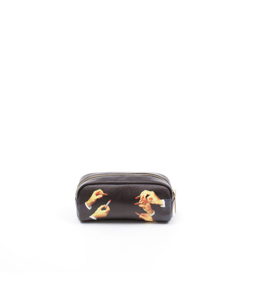 Box"Astuccio Lipsticks Nero 5 x 7 h. 9"cm. 20,5 x 7 h. 9 –SELETTI | BHOME by Arredi Barbàra