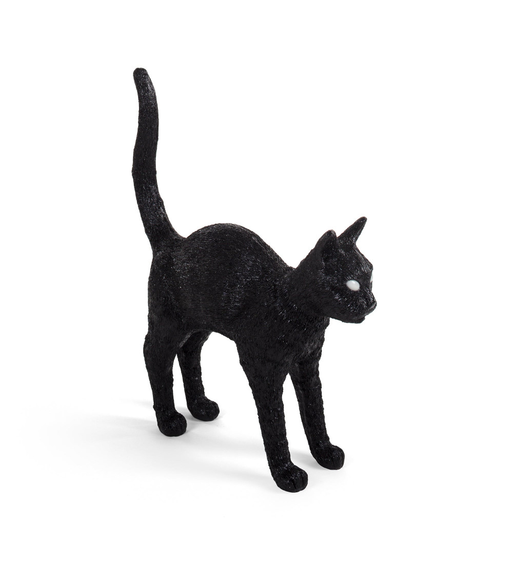 Lampada da tavolo "Jobby The Cat Black" | BHOME by Arredi Barbàra