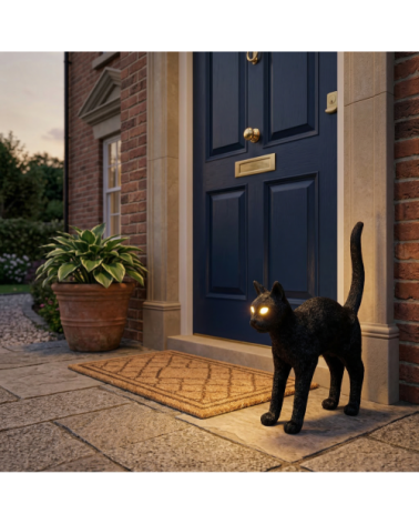 Lampada da tavolo "Jobby The Cat Black" | BHOME by Arredi Barbàra