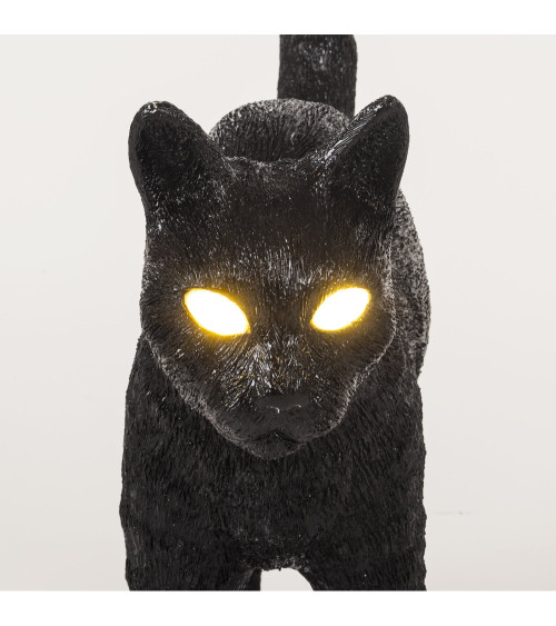 Lampada da tavolo "Jobby The Cat Black" | BHOME by Arredi Barbàra