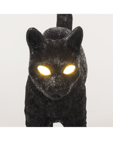Lampada da tavolo "Jobby The Cat Black" | BHOME by Arredi Barbàra