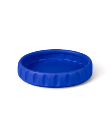 Vaso "in Terracotta con Saucer Dorico Blu" | BHOME by Arredi Barbàra