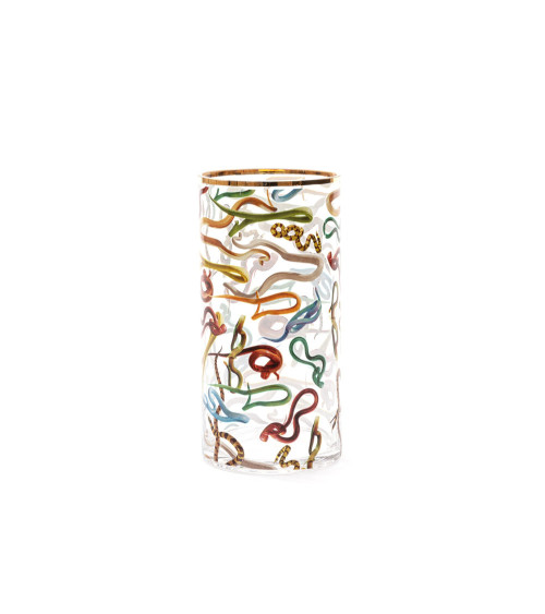 Vase"Medio Snakes"en vidrio –SELETTI | BHOME by Arredi Barbàra